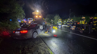 Schwerer Verkehrsunfall auf der B 117