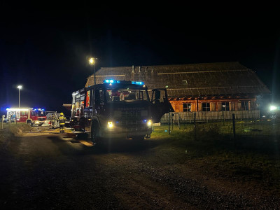 Branddienstübung mit den Feuerwehren Bärndorf und Dietmannsdorf