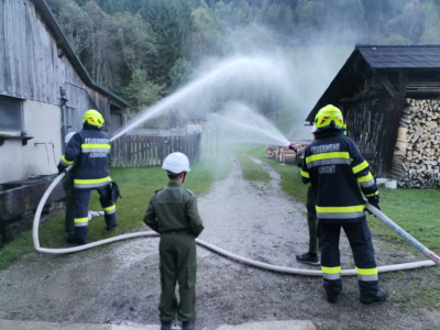 Übung Brandbekämpfung