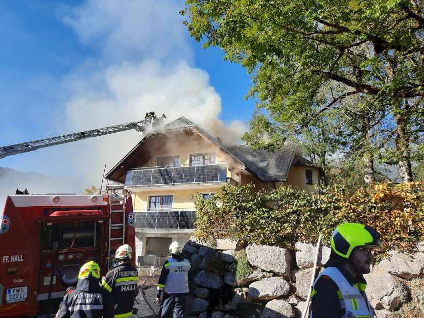 Wohnhausbrand in Weng