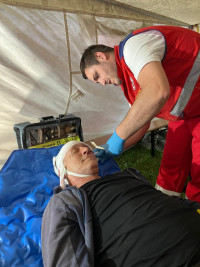 Gemeinsame Übung mit dem Alpinen Rettungsdienst Gesäuse