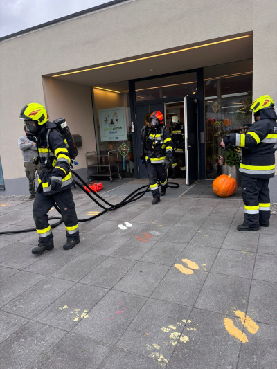 Evakuierungsübung Kindergarten Admont