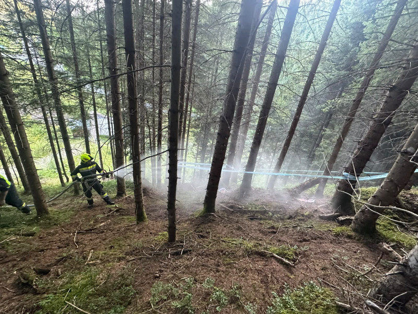 Waldbrandübung auf der Kaiserau